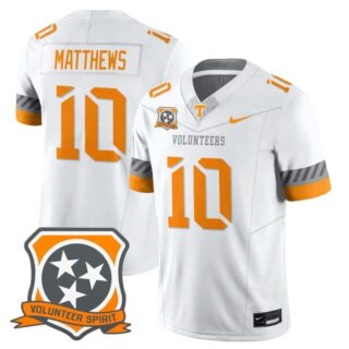 Tennessee Volunteers 2025 Spirit Jersey All Stitched Mike Matthews ##10