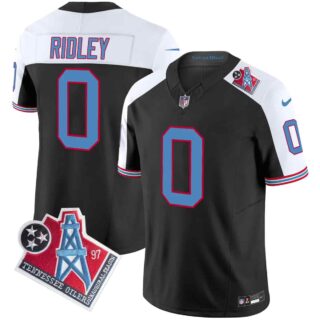 Men's Tennessee Titans 1997 Throwback Vapor Limited Jersey All Stitched Calvin Ridley #0
