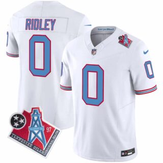 Men's Tennessee Titans 1997 Throwback Vapor Limited Jersey All Stitched Calvin Ridley