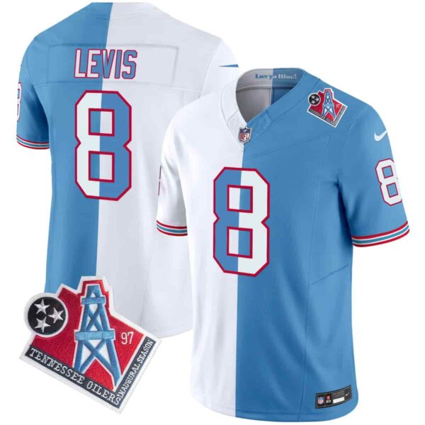 Men's Tennessee Titans 1997 Throwback Vapor Limited Jersey All Stitched Will Levis 8
