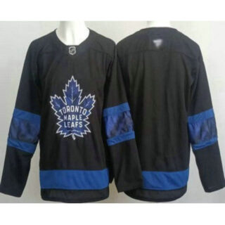 Men's Toronto Maple Leafs Blank Black Alternate Authentic Jersey