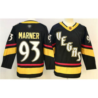 Men's Vegas Golden Knights #93 Mitch Marner Black 2024-25 Stitched Hockey Jersey