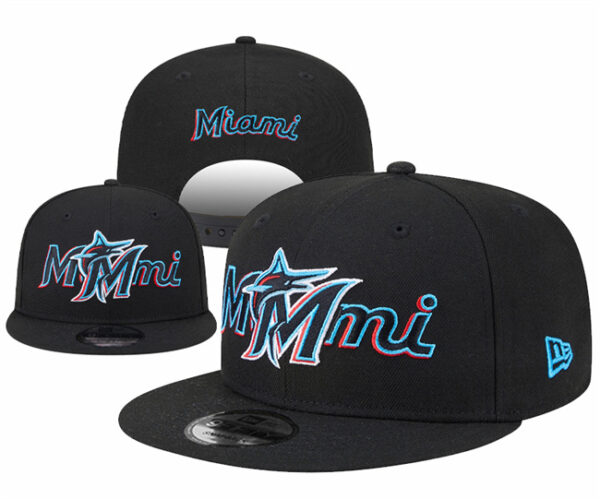 Miami Marlins 2025 Stitched Snapback Hats 006