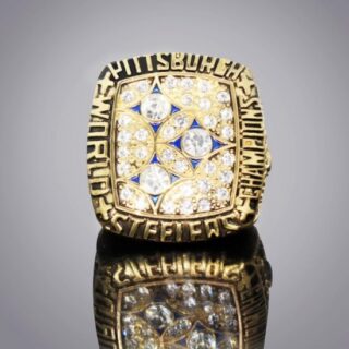 NFL 1978 Pittsburgh Steelers Football Ring Stainless steel gold - No. 11
