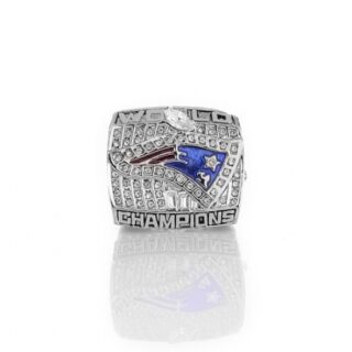 NFL 2001 New England Patriots Men's Alloy jewelry Silver - No. 11
