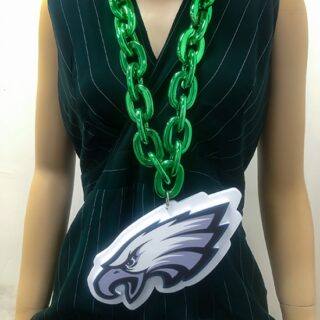 Philadelphia Eagles Oversized Superfan Chain Necklace