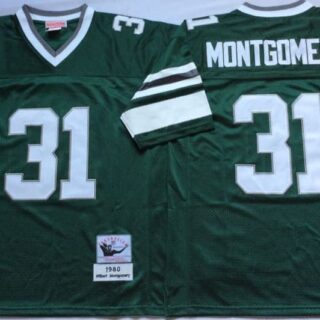 Philadelphia Eagles Green #31 Wilbert Montgomery Throwback Jersey