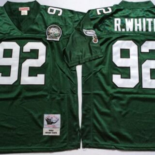 Philadelphia Eagles Green #92 R.WHITE Jerseys