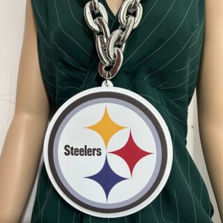 Pittsburgh Steelers Oversized Superfan Chain Necklace