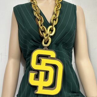 San Diego Padres Oversized Superfan Chain Necklace