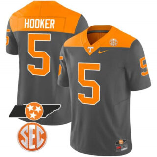 Tennessee Volunteers 2023 Alternate Vapor Limited Jersey V3 All Stitched Anthracite #5 Hendon Hooker