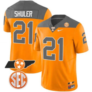 Tennessee Volunteers 2023 Alternate Vapor Limited Jersey V3 All Stitched Inverted #21 Navy Shuler