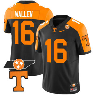 Tennessee Volunteers 2023 Alternate Vapor Limited Jersey V3 All StitchedBlack #16 Morgan Wallen