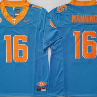Tennessee Volunteers Blue #16 MANNING Jersey