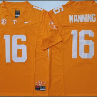 Tennessee Volunteers Orange #16 MANNING Jersey