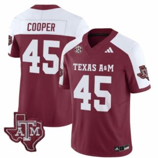 Texas A&M Aggies Edgerrin Cooper Jersey #45 Vapor Limited College Football Alternate