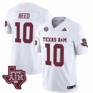 Texas A&M Aggies Marcel Reed Jersey #10 Vapor Limited College Football White
