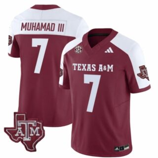 Texas A&M Aggies Moose Muhammad III Jersey #7 Vapor Limited College Football Alternate