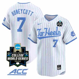 Men's North Carolina Tar Heels #7 Vance Honeycutt Jersey