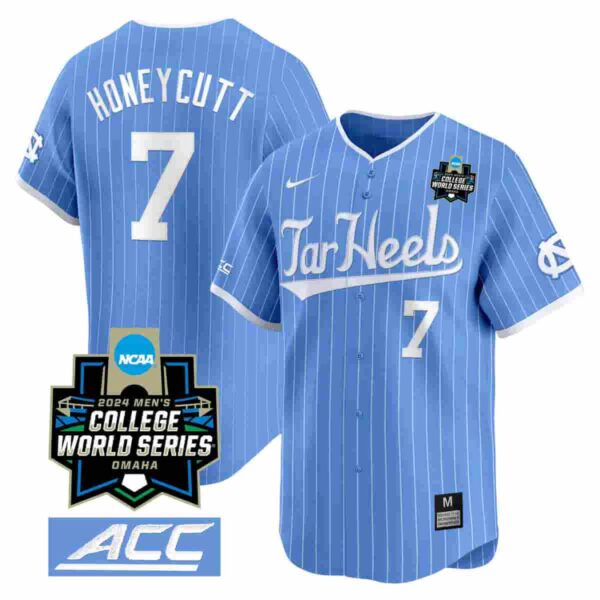 Men's North Carolina Tar Heels #7 Vance Honeycutt Jersey