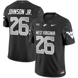 West Virginia Mountaineers #26 Justin Johnson Jr. 2024 Vapor Limited Custom Jersey V2 All Stitched