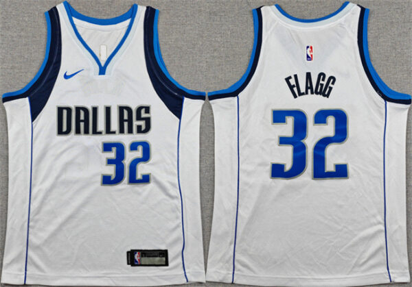 Youth #32 Cooper Flagg White 2025 Association Edition Stitched Basketball Jersey