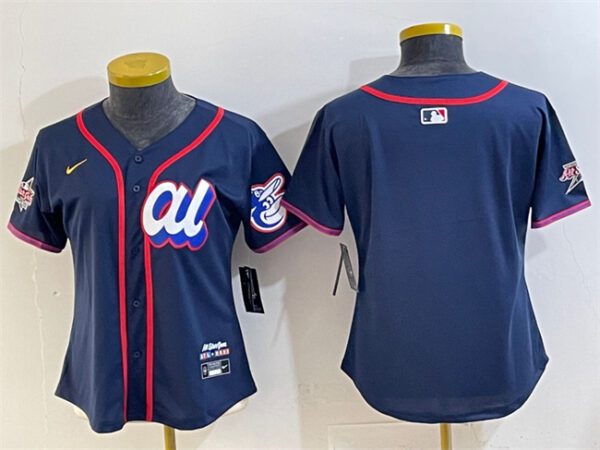 Youth American League Baltimore Orioles Blank Navy 2025 All-Star Edition Limited Stitched Baseball Jersey