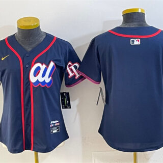 Youth American League Tampa Bay Rays Blank Navy 2025 All-Star Edition Limited Stitched Baseball Jersey