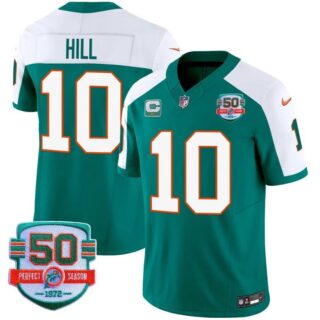 Men's Tyreek Hill #10 Miami Dolphins Miami Vice Alternate Vapor Limited Jersey