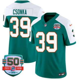 Men's Larry Csonka #39 Miami Dolphins Miami Vice Alternate Vapor Limited Jersey