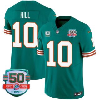 Men's Tyreek Hill #10 Miami Dolphins Miami Vice Aqua Vapor Limited Jersey