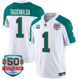 Men's Tua Tagovailoa #1 Miami Dolphins Miami Vice Inverted Vapor Limited Jersey