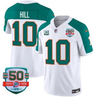 Men's Tyreek Hill #10 Miami Dolphins Miami Vice Aqua Inverted Vapor Limited Jersey