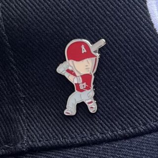 Angels player pin--5pcs