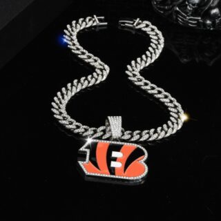 Bengals 20inch Necklace Silver
