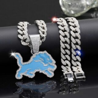 Lions 20inch Necklace Silver