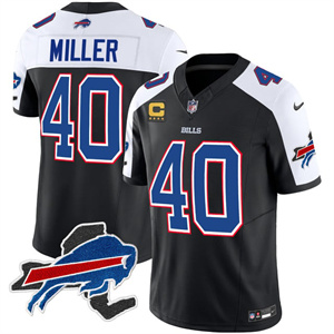 Men's Von Miller Buffalo Bills New York Patch Vapor Limited Jersey All Stitched