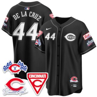 Men's Cincinnati Reds #44 Elly De La Cruz 2025 Speedway Limited Jersey V1 All Stitched