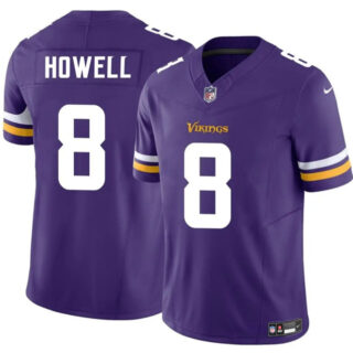 Men's Minnesota Vikings #8 Sam Howell Purple 2024 F.U.S.E. Vapor Untouchable Limited Stitched Jersey