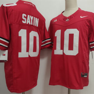 Men's Ohio State Buckeyes #10 Julian Sayin Red 2025 F.U.S.E. Limited Stitched Jersey