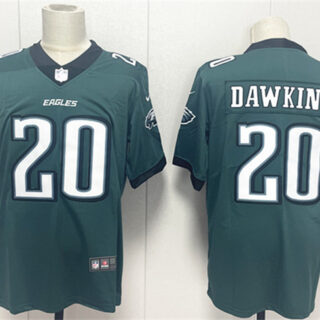 Men's Philadelphia Eagles #20 Brian Dawkins Green 2024 New Vapor Untouchable Limited Stitched Football Jersey