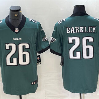 Men's Philadelphia Eagles #26 Saquon Barkley Green 2024 New Vapor Untouchable Limited Stitched Football Jersey