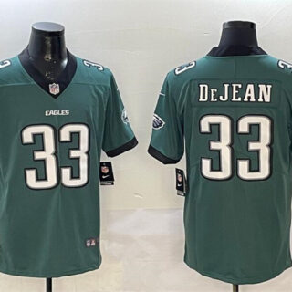 Men's Philadelphia Eagles #33 Cooper DeJean Green 2024 New Vapor Untouchable Limited Stitched Football Jersey