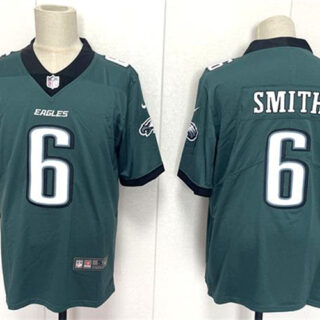 Men's Philadelphia Eagles #6 DeVonta Smith Green 2024 New Vapor Untouchable Limited Stitched Football Jersey