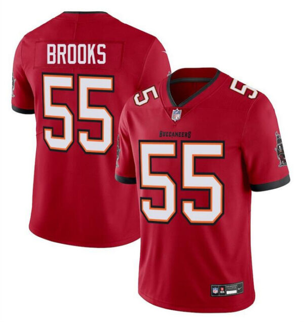 Men's Tampa Bay Buccaneers #55 Derrick Brooks Red Vapor Limited Stitched Football Jersey