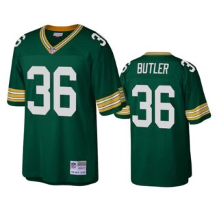 Men's Green Bay Packers #36 LeRoy Butler Mitchell & Ness 1996 Throwback Green Jersey