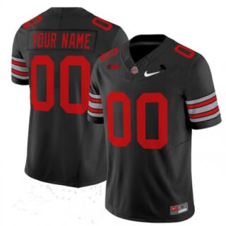 Men's Ohio State Buckeyes Active Player Custom Black F.U.S.E. Vapor Limited Stitched Football Jersey