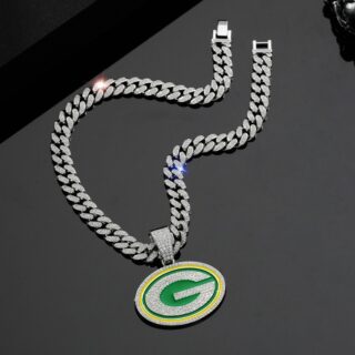 Packers 20inch Necklace Silver