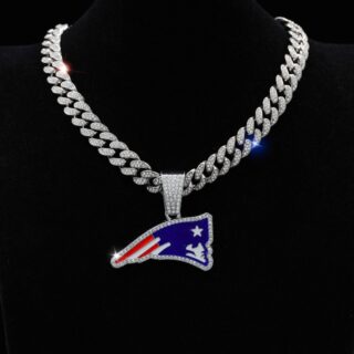 Patriots 20inch Necklace Silver