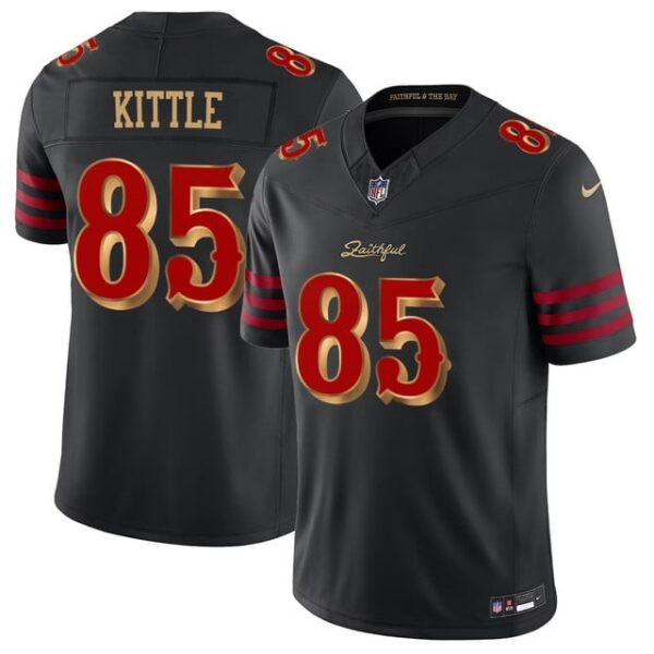Men's San Francisco 49ers #85 George Kittle Vapor F.U.S.E. Limited Rivalry Series Jersey